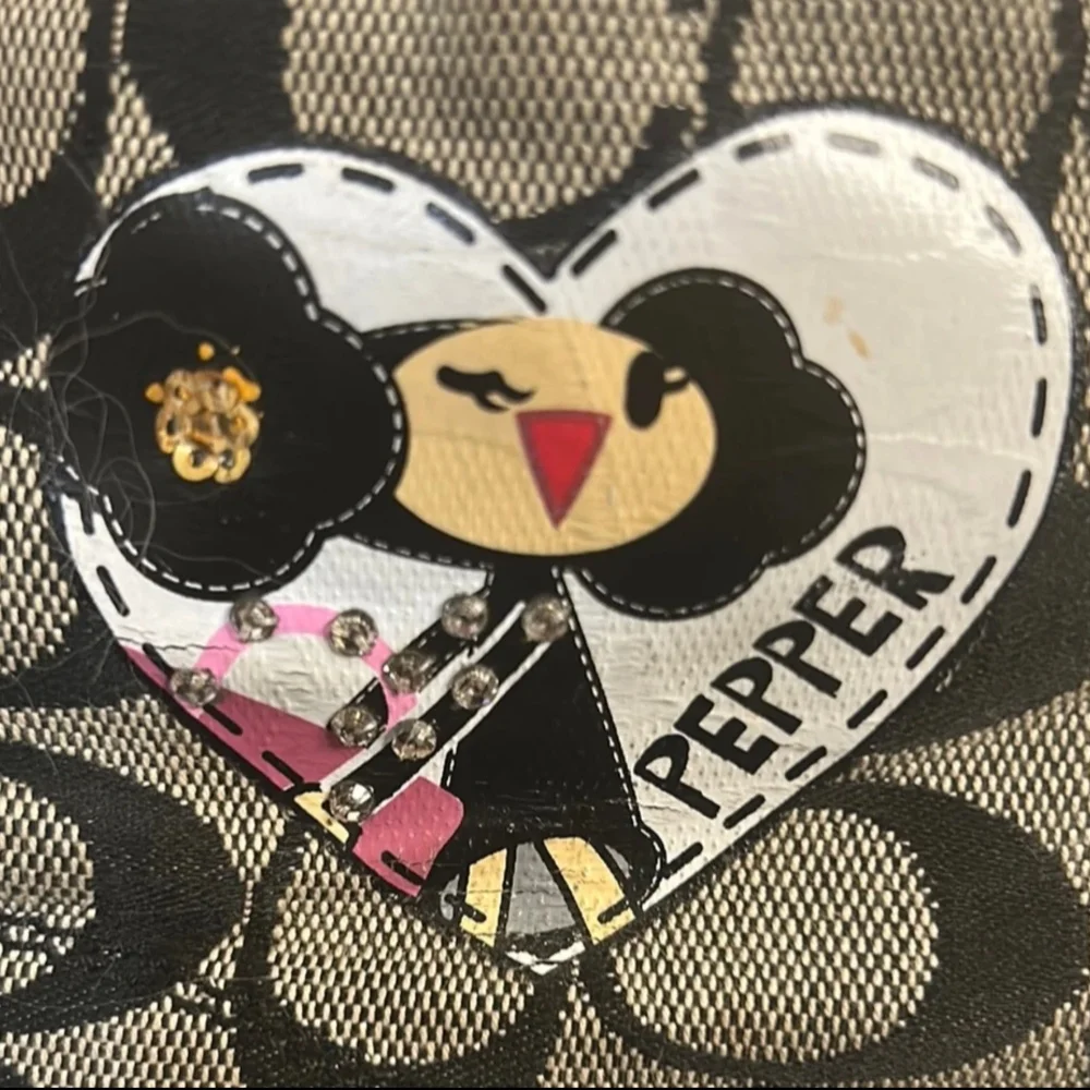 Coach Poppy Pepper Chan High-Top Sneakers Sz 8 - Picture 3 of 11